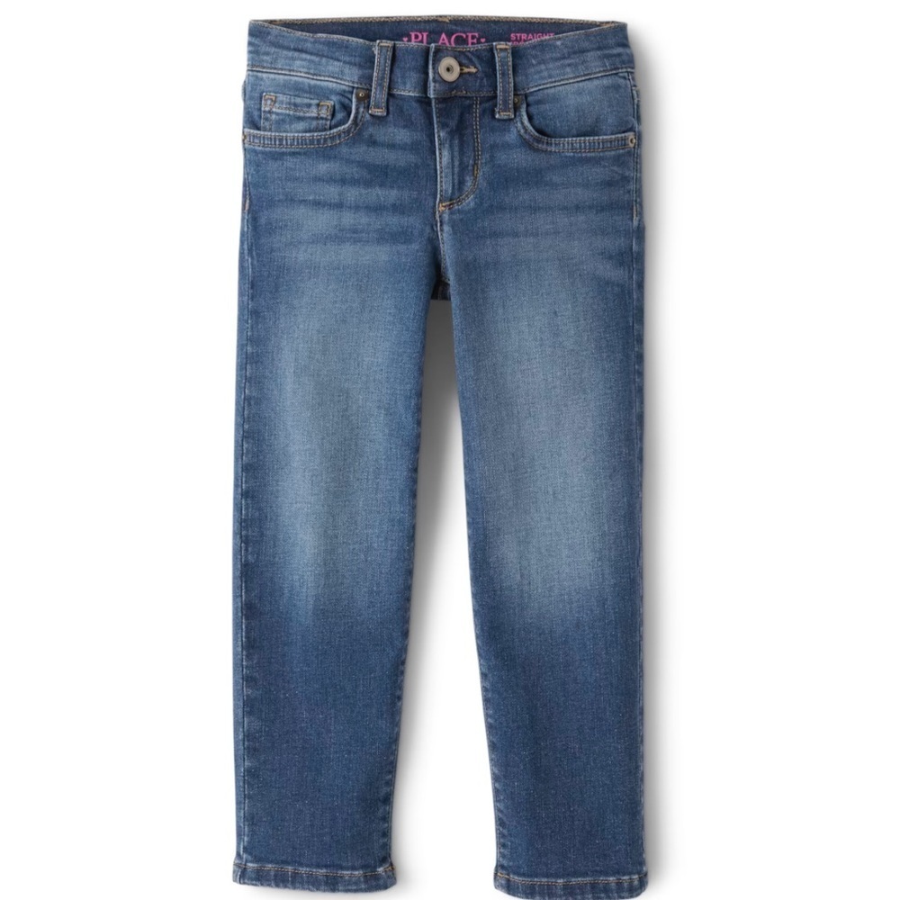 Children’s Place Girls Stretch Straight Jeans - Spring Wash Size 7